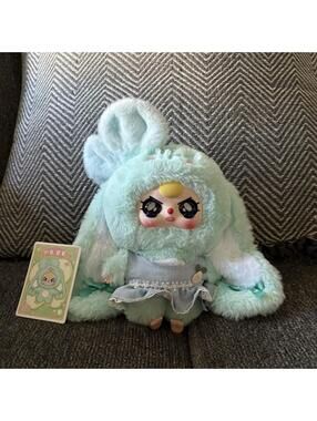 bb3 aqua bunny plush pendant
